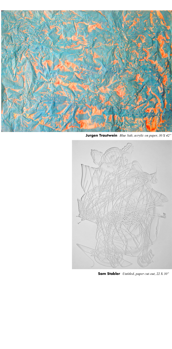 Jürgen Trautwein, Sam Stabler, works on paper topography